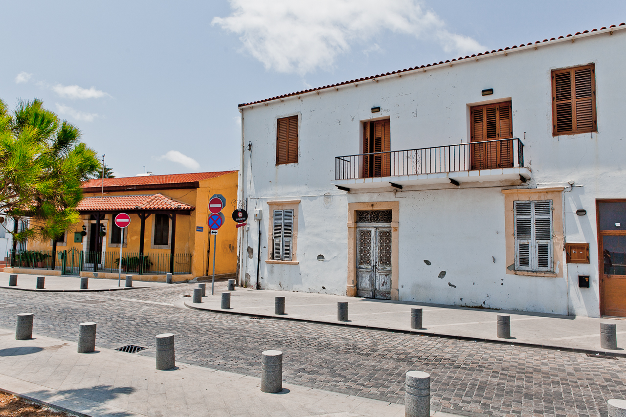 Old boat houses that line Piale Pasha Street