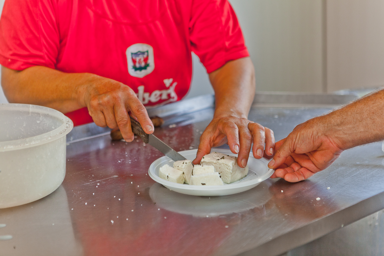 Loula Euthimiou's Farm: where halloumi is made