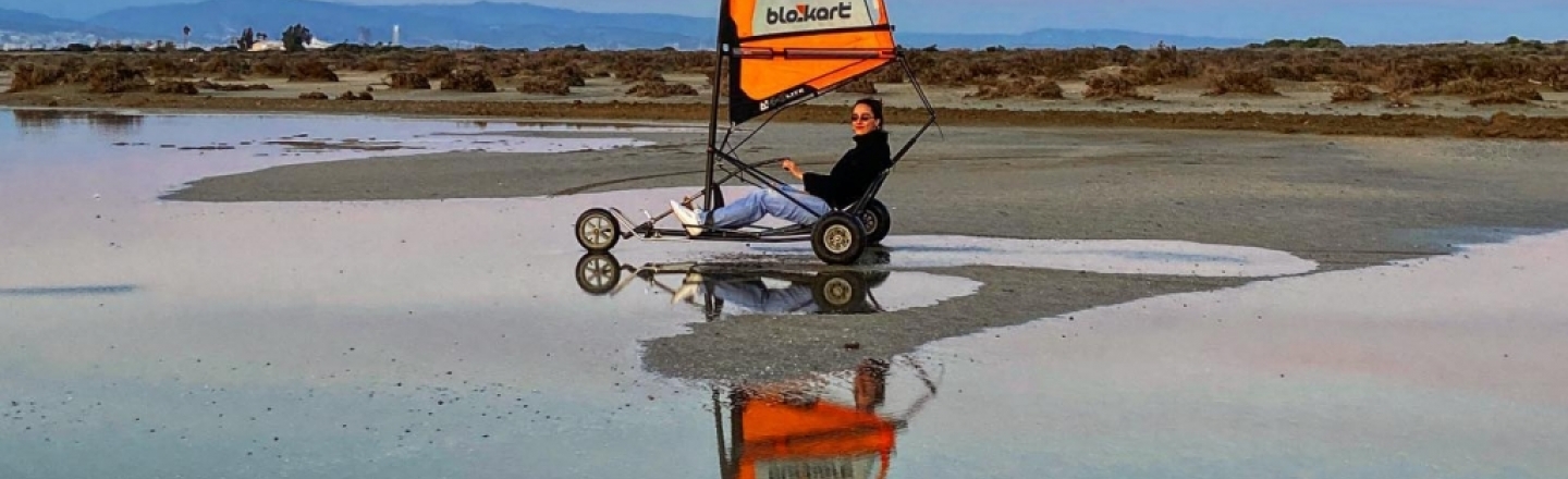 Blokart Cyprus — Land Sailing in Akrotiri, Limassol