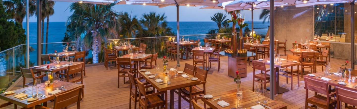 The Grill Room, ресторан блюд на гриле в отеле Amathus, Лимассол