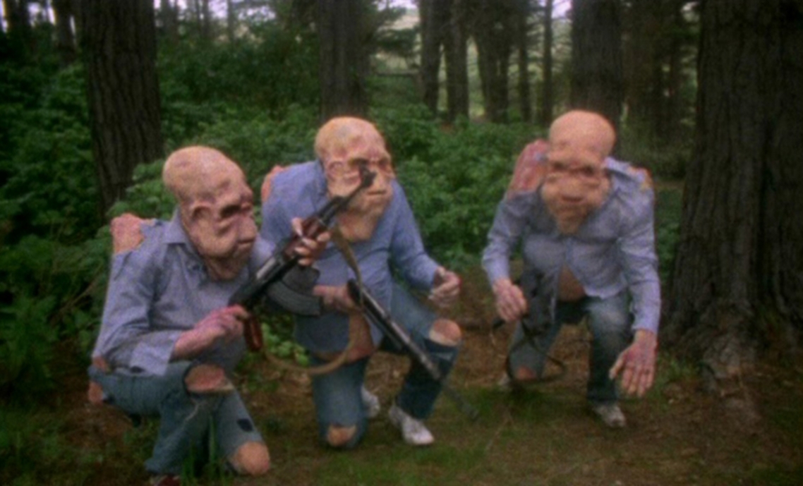 Shot from the film "In Bad Taste" 