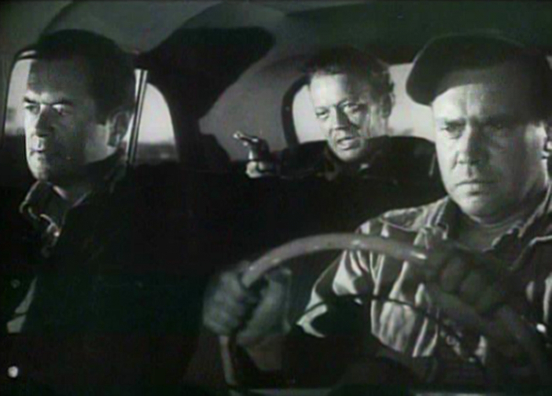 Shot from the movie "The Hitcher" 